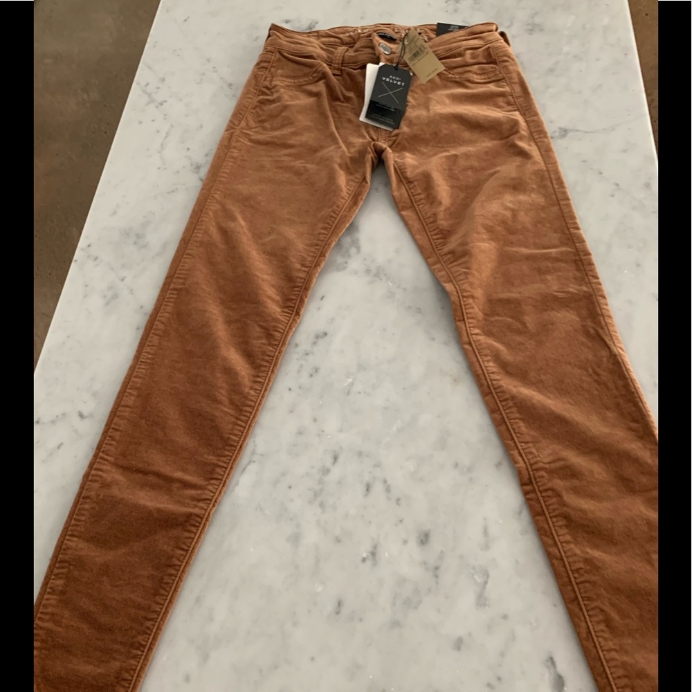 American Eagle velvet jegging